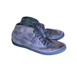 Cool Cornflower Blue Suede Shoes